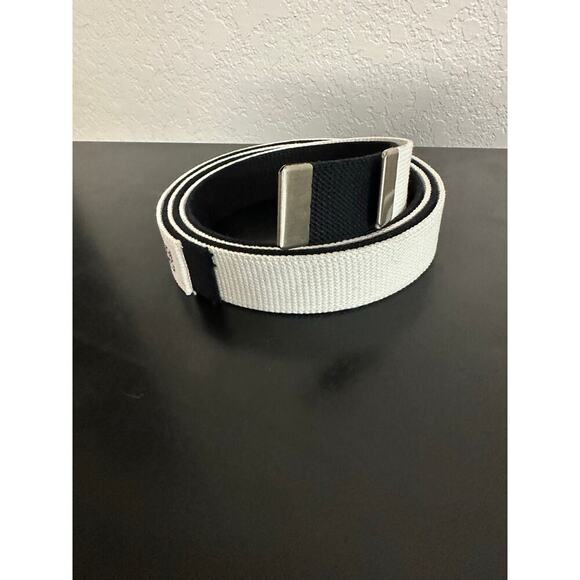 US Navy Canvas Belt Silver Nickel Men Military Bundle Service Uniform Hiking - Picture 1 of 9